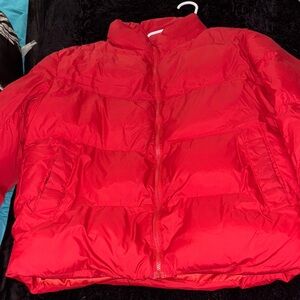 Fashion Nova Men's Bold Red Jacket